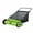Light green, variant on Gaderth Efficient 21-Inch Push Lawn Sweeper, Heavy-Duty Steel Frame, 4 Enhanced Spinning Brushes, Large 3.5 cu.ft Pusher, Strong Rubber Wheels, Manual Leaf & Grass Collector