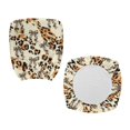 thumbnail image 2 of Chririnla Leopard Bow Theme Computer Chair Cover, 2 Pieces Computer Office Chair Cover Scratch Resistant Removable Rotating Chair Protectors for Gaming Chairs, 2 of 8
