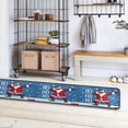 thumbnail image 4 of Dreamtimes Christmas Santa Claus Hallway Runner Rug 2'x6' Kitchen Rug with Rubber Backing Winter Snowflake Non Slip Entryway Rug Runner Washable Soft Area Rug for Hallway Bedroom Kitchen Decor, 4 of 6