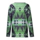 thumbnail image 5 of Top de manga larga con estampado étnico de cuello redondo para mujer de primavera y otoño Pompotops  FGAJ5537, 5 of 8