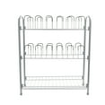 thumbnail image 4 of Organize it All 15 Pair Steel Shoe Rack W/ 3 Tiers & Bottom Shelf, 4 of 8