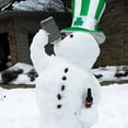 thumbnail image 6 of SHENGXINY St Patricks Day Hat Clearance St Patricks Day Hats Men Women St Patrick's Day Green Velvet Top Hat Green St. Patricks Day Party Accessories Green, 6 of 9