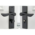 thumbnail image 1 of Door Lock Door Handle With Key Box And Complete Lock Set Matt Black Furniture, 1 of 8