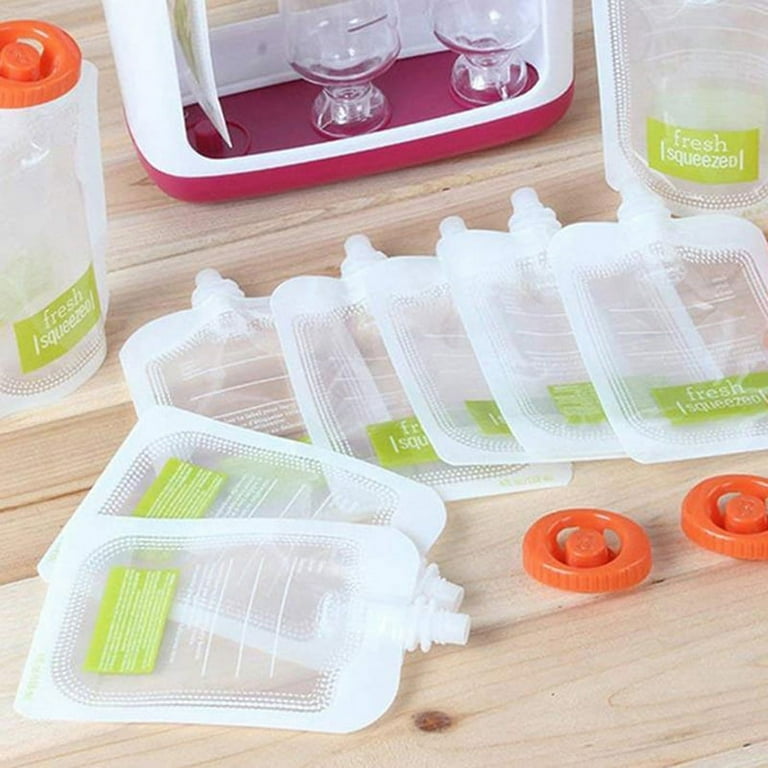 Fresh squeezed pouches reusable hotsell