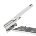 thin cleaning brushes for small spaces floor flexible Dish Soap Dispenser Brush Type Scrub