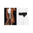 thumbnail image 6 of INSPIRE CHIC Ladies Waist Belts Soft Dress Belts for Dress Belt Round Buckle Vintage Black, 6 of 6