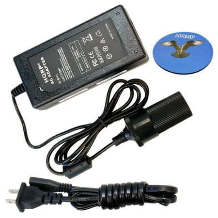 - HQRP AC Adapter 110V to 12V DC 7Amp Converter for Rechargeable Car Cigarette Lighter Flashlight / Automotive Vacuum Cleaner UP to 84W plus HQRP Coaster
