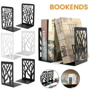 Hvxrjkn Book Ends Metal Bookends for Shelves, Heavy Duty Bookend Shelf Holder Supports Home Office