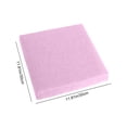 thumbnail image 3 of Qjidjing Linen Square Chair Cushion, Solid Color, 11.8×11.8×0.98 inch, High Density Sponge Non-slip Dining Seat Pad, for Kitchen Indoor Comfort Chair Pillow, 3 of 7