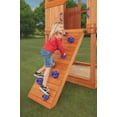 thumbnail image 5 of Creative Cedar Designs Timber Valley Wooden Playset with Wooden Roof, Glider Swing, Sandbox, Climbing Wall, Ladder, Slide & Belt Swings, 5 of 11