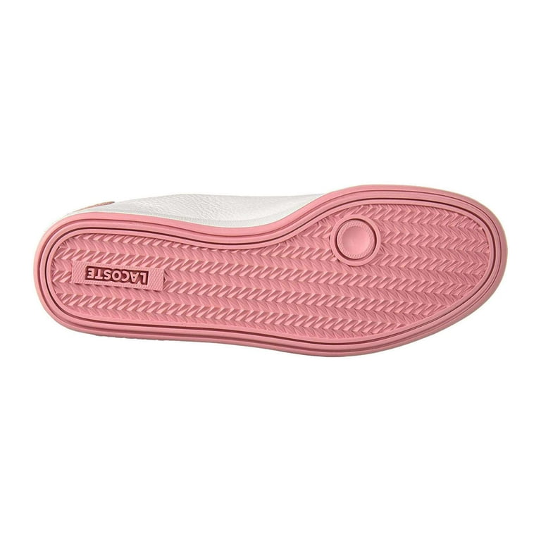 Lacoste Women's Graduate 319 White/Pink Leather Sneaker - - Walmart.com
