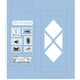 thumbnail image 2 of Trampas para Polillas Pegamento Adhesivo Comida India (claro) Azul, 2 of 5