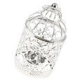 thumbnail image 1 of Guardoinrt Electroplated Metal Birdcage Shape Tea Light B- Candle Holder Silver Type A 1Set, 1 of 6