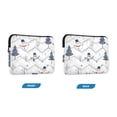 thumbnail image 7 of FORMRS 15-15.6 inch Laptop Sleeve Case Soft Carrying Quilted Computer Bag Cover, Blue Cartoon Snowmen, 7 of 7