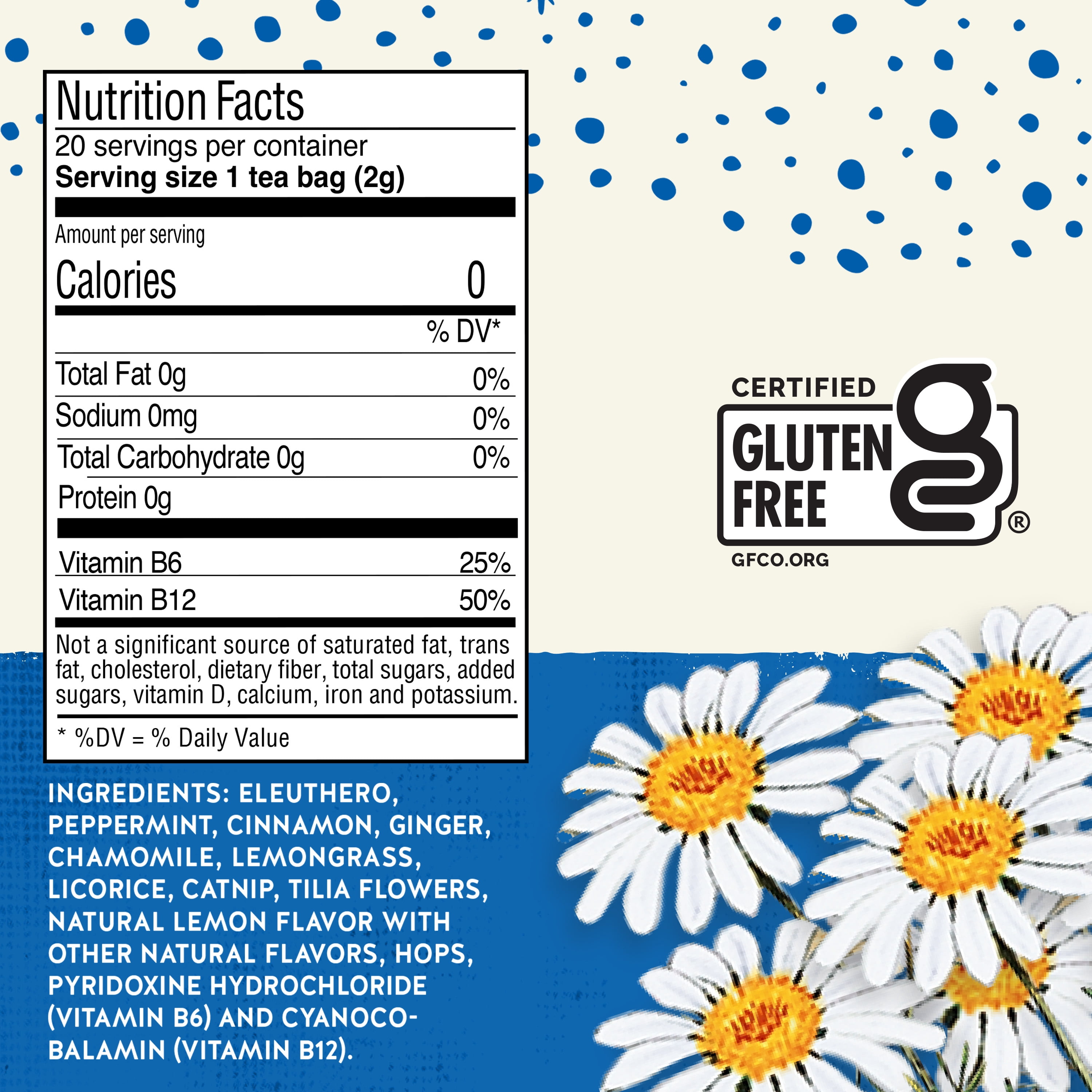 (3 pack) Celestial Seasonings Tension Tamer Caffeine-Free Herbal Tea Bags (20 Count)