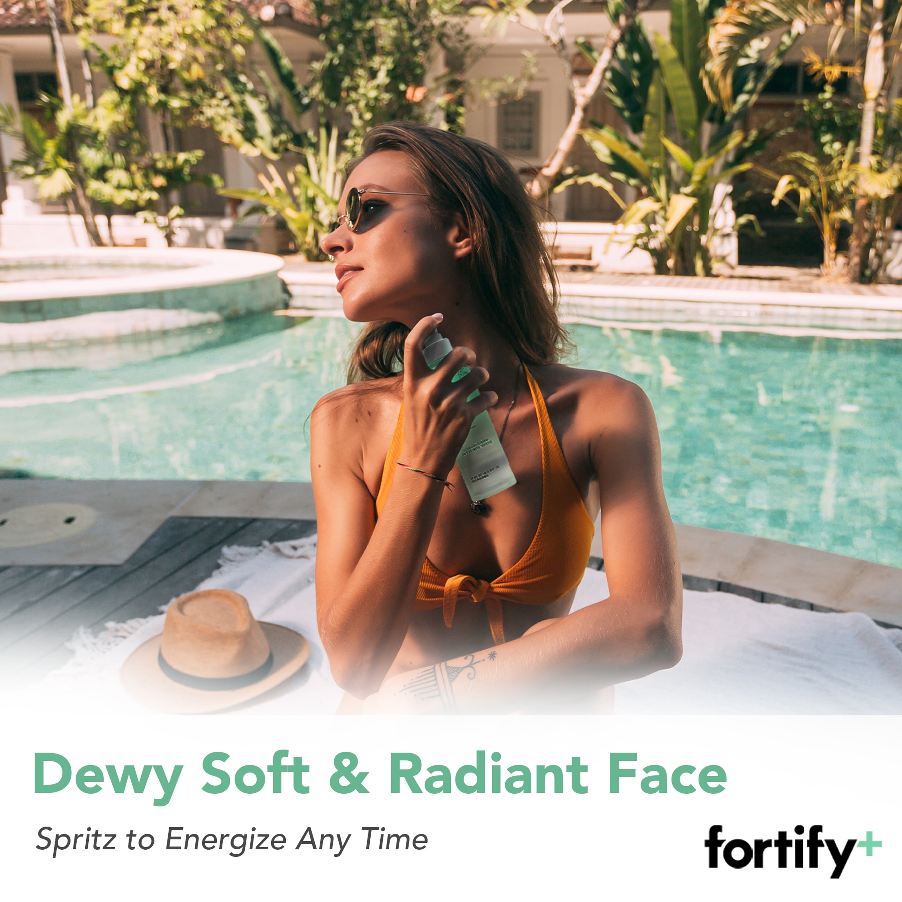 Fortify Facial Toner Mist, Setting Spray, 4.39 fl oz