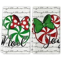 Christmas Cartoon Mouse Dish Towels - New Year Winter Xmas Kitchen Decor - Christmas Decorations for Home Party