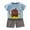 Sky Blue, variant on Luvoko Toddler Kids Sports Clothing Sets Lion Boys Tshirt Sleepwear Shorts Boys Casual Clothes (Dark Green,18-24 Months)
