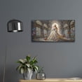 thumbnail image 4 of Luxe Metal Art 'Princess & Butterflies' by Rey Klimt Metal Wall Art, 24" x 12", 4 of 10