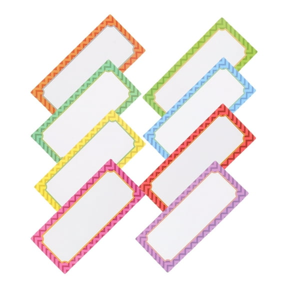 WRITWAA 8Pcs Magnetic Dry Erase Labels Assorted Colors Reusable Writable Tags for Home