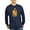 Navy, variant on CafePress - Delta Chi Coat Of Arms Long Sleeve T Shirt - Long Sleeve Dark T-Shirt