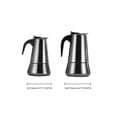 thumbnail image 3 of Matsuzay Cafetera filtro olla percolador herramienta de acero inoxidable mano de obra fina ahorro de espacio máquina de filtrado de superficie Juegos de servir café y té Tipo 2, 3 of 5