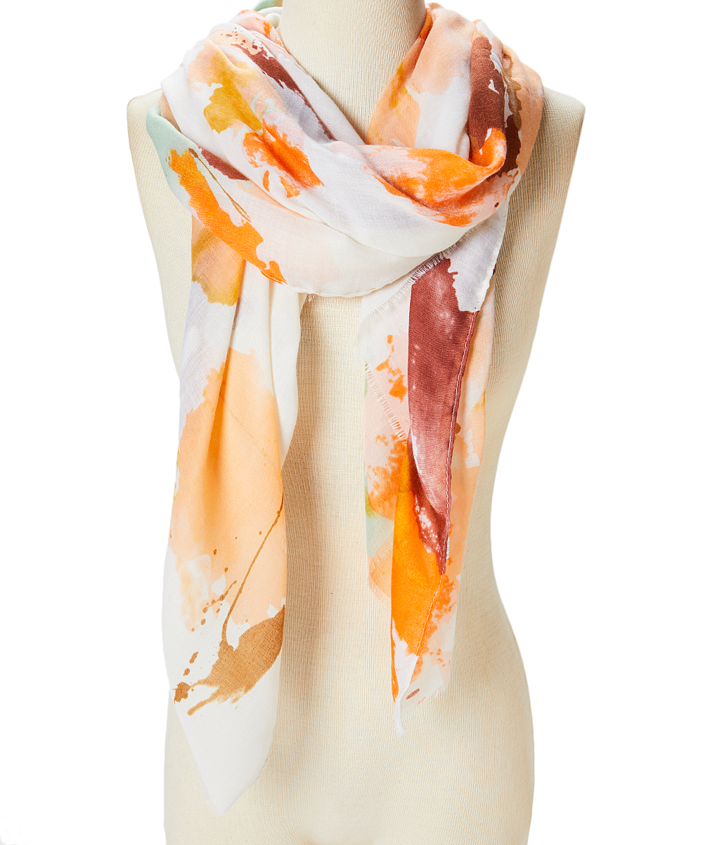 Women's Abstract Scarfs for Ladies Viscose Scarf Lightweight Neck Wrap