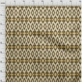 thumbnail image 3 of oneOone Organic Cotton Poplin Twill Fabric Geometric Ikat Printed Fabric 1 Yard 42 Inch Wide, 3 of 4