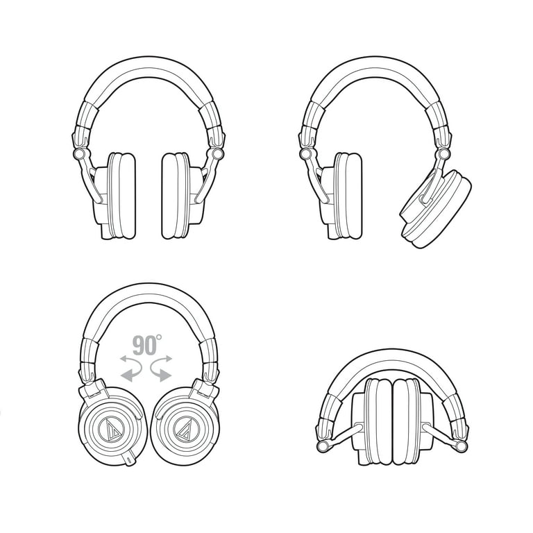 Audio-Technica Professional Studio Recording DJ ATH-M50x