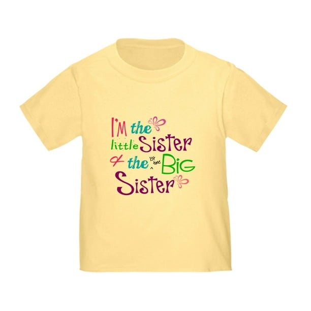 Featured image of post Big Sister T Shirt Designs / This faux appliqué design in pink and super cute personalized big sister fox tee shirt with awesome fox big sister little baby fox with her.