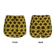 thumbnail image 5 of Lsque Sunflowers 3 Printed Women's Running Shorts with Liner Pockets,Elastic Quick Dry Workout Athletic Gym Yoga Shorts,Womens High Waist Shorts-Large, 5 of 9