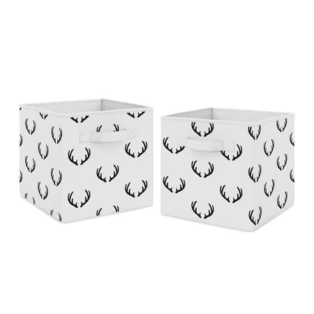 UPC: 0846480066286 | Woodland Camo Fabric Bin (Set of 2) by Sweet Jojo Designs