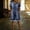 Navy, variant on Womens Casual Short Sleeves Denim Romers Elastic Waist Button Down Onesie Jumpsuits Hem Jean Short Jumpsuit with Pockets(Black,XL)