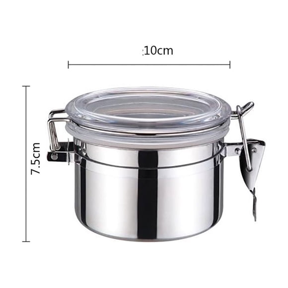 Amzcrzy Lunch Box forWomen Stainless Steel Food Sealed Preservation Jar Milk Powder Coffee Beans Tea Storage Buckle Preservation Jar Tea Jar Fresh Preservation Jar Meal Prep Containers Lunch Box