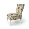 thumbnail image 3 of Designart "Timeless Beige Peony Grace" Beige Floral Upholstered Accent Chair - Cottage Arm Chair For Living Room, 3 of 5