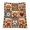 Highland Cow, variant on Flannel Throw Blanket Cute Patchwork Plaid Blanket with Animal Design Soft Lightweight Warm Decorative Lap Throw for Sofa Bed Indoor Relaxing Panda 27.56x39.37Inch
