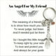thumbnail image 5 of Llavero de ángel SHIMELE con tarjeta: regalo ideal para familiares y amigos. Llavero de metal de 8 cm. Perfecto para llaves, bolsos y carteras., 5 of 7