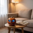thumbnail image 5 of Yyuenw Resin Pumpkin Halloween Decoration, Hand-Painted Tabletop Figurine Ornament, Fall Harvest Home Decor for Shelf Mantel Desk, Holiday Gift, 5 of 7