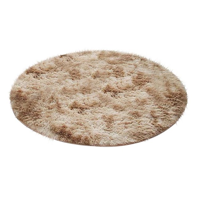 JANDEL Tapis Rond Moelleux Doux, Petit Tapis Circulaire pour Chambre Salon Décoration Maison