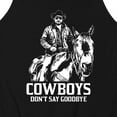 thumbnail image 3 of Yellowstone - Rip Cowboys Don't Say Goodbye - Men's Jersey Tank Top, 3 of 6