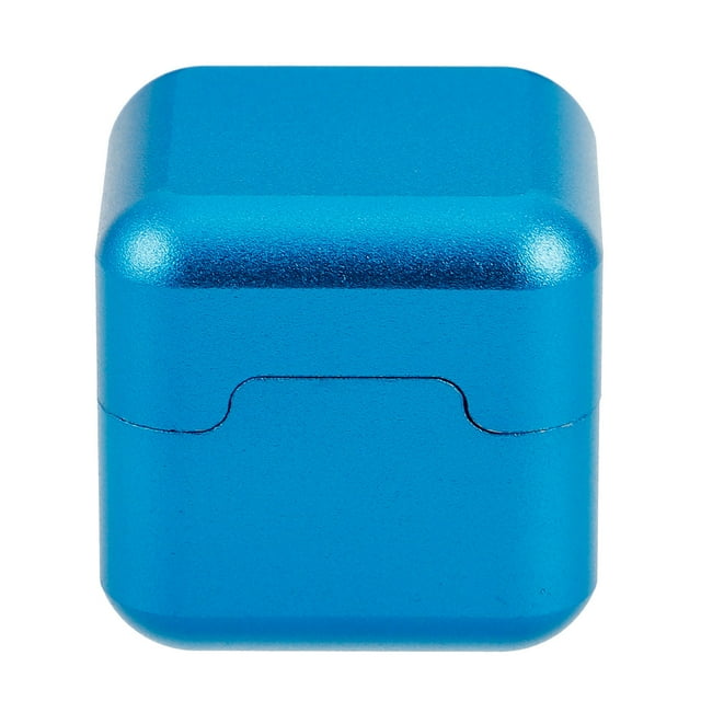 OULII 1Pack Aluminum Chalk Holder Blue Modern Design for Billiard Cue Tips Multifunctional Storage in Snooker Games