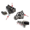 thumbnail image 5 of Junta de filtro de válvula de carrete de junta de solenoide VTEC 05-07 para Accord Odyssey V6 15826-RDV-J01 negro, 5 of 5
