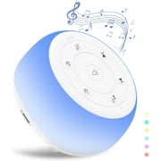 Shinysix Sleep Machine,Adjustable 30min60min90min Built-in 34 Sounds 32 Built-in Battery White Noise Sound Noise Sound 7 Colors 34 Sounds Sounds 32 Adjustable Sound 7 Colors