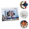 thumbnail image 4 of SHISUYAN Mediterranean Theme Photo Frame for Desk Decoration Blue Timber 1Pc, 4 of 8