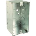 thumbnail image 1 of Caja de paso RACO 10 x 5 x 5 cm soldada gris con 8 perforaciones KO, 1 of 1