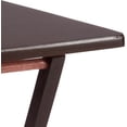 thumbnail image 3 of Classic Foldable TV Dinner Tray Table with Storage Rack, 14.6 L x 19 W x 26 H inch, Natutral, 4-Pack, 3 of 8