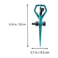 thumbnail image 2 of 4 Pcs Garden Sprinklers Automatic Rotating Sprinklers Lawn Vegetable Sprinklers, 2 of 6