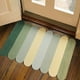 thumbnail image 4 of Alfombra de baño súper absorbente con respaldo de goma antideslizante - Alfombra de baño lavable de secado rápido para ducha, bañera - Alfombra moderna de poliéster de 16x24 pulgadas - Multicolor, 4 of 7