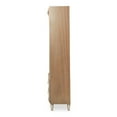 thumbnail image 3 of Michael Amini Villa Cherie Bookcase with LED Lighting - Caramel Wood, 3 of 3
