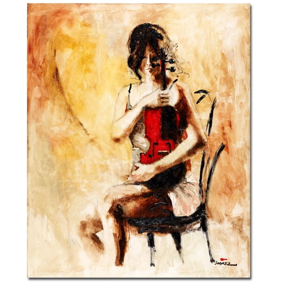 Trademark Art "Divine Melody" Canvas Art by Joarez